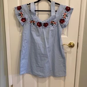 Francescas embroidered shift dress